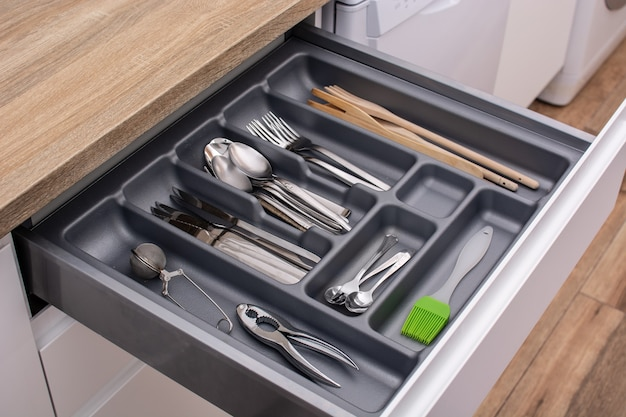 Organize Your Kitchen Drawers - Innovative Drawer Organizers and Dividers
